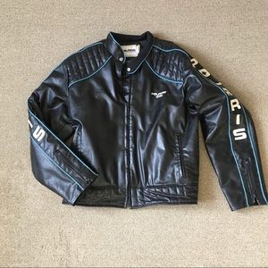 VINTAGE POLARIS 600 FAUX LEATHER RACING JACKET